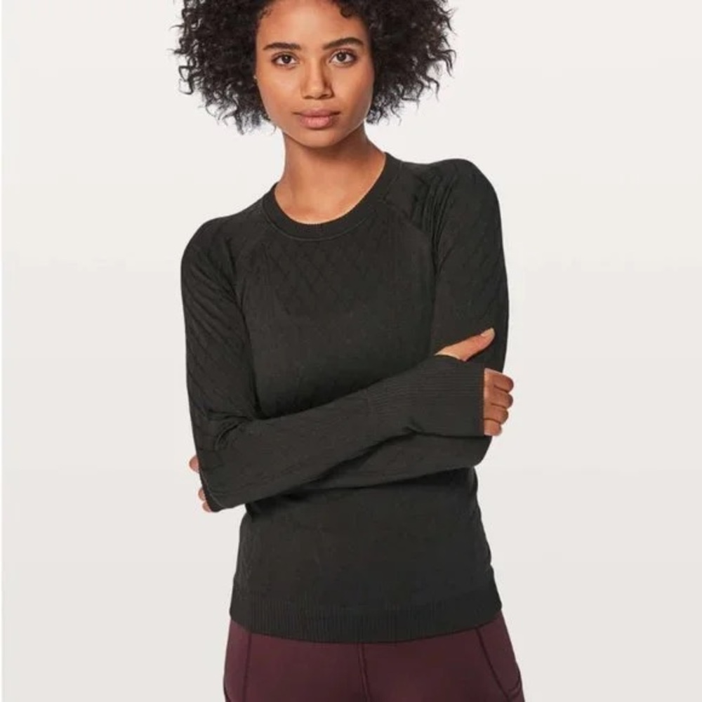 lululemon rest less pullover black